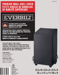 Everbilt 23.5-inch Premium Polyester Small Grill BBQ Cover