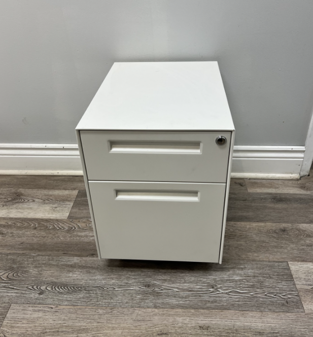 2 Drawer Mobile Filing Cabinet
