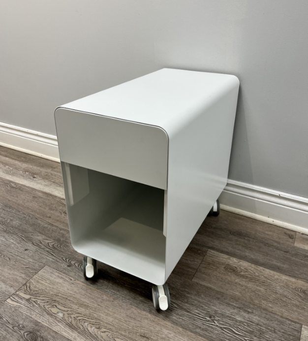 Rounded 1 Drawer Mobile Filing Cabinet