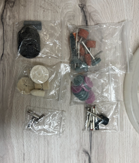 Mastercraft Multi-Purpose Rotary Tool Accessory Bit Set with Storage Case