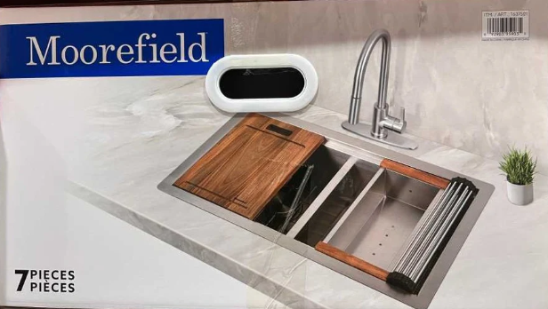 Moorefield Victoria Kitchen Sink Workstation Set