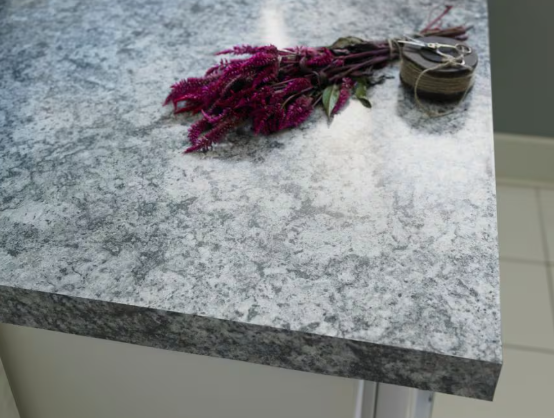 Formica Laminate Geriba Gray 4 ft. x 8 ft. Laminate Sheet in Matte Finish