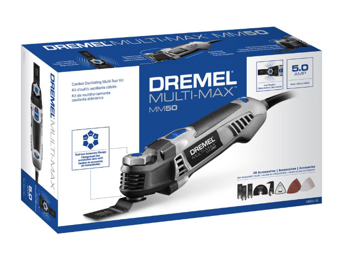 Dremel Multi-Max MM50-01 5 Amp Variable Speed Corded Oscillating Multi-Tool Kit