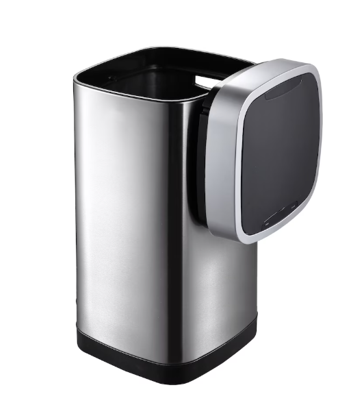 HDX 40L Soft-Square Stianless Steel Motion Sensor Trash Can