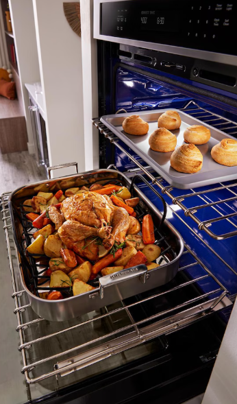 KitchenAid 30-inch Electric Single Wall Oven with Air Fry Mode in Stainless Steel