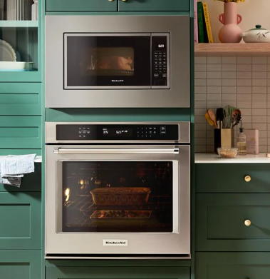 KitchenAid 30-inch Electric Single Wall Oven with Air Fry Mode in Stainless Steel