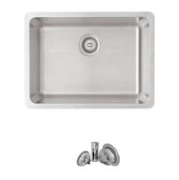 23'' Dual-Mount Stainless Steel Single Bowl Kitchen Sink