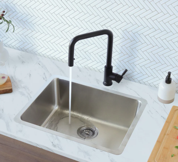 23'' Dual-Mount Stainless Steel Single Bowl Kitchen Sink