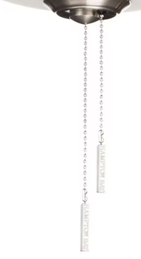 Hampton Bay Rothley II 52-inch Indoor Brushed Nickel Ceiling Fan with Reversible Blades