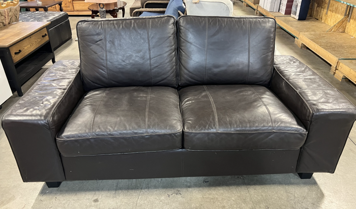 75" 2 Seater Leather Sofa