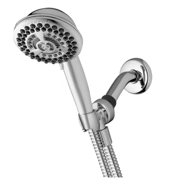 PowerPulse 9-Spray Wall Mount Handheld Shower Head in Chrome