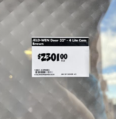 32" 4 Lite Door