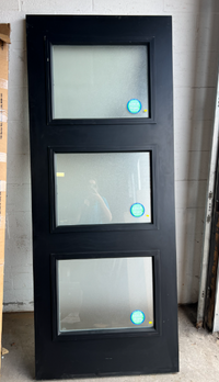 36" Decorative Steel Front Door