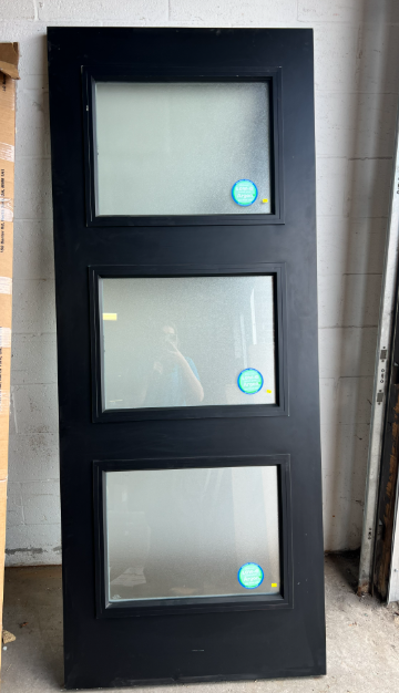 36" Decorative Steel Front Door