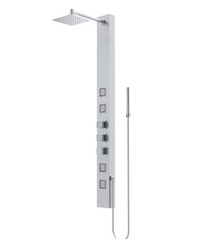 VIGO Sutton 58" H x 5" W 4-Jet High Pressure Shower Panel System