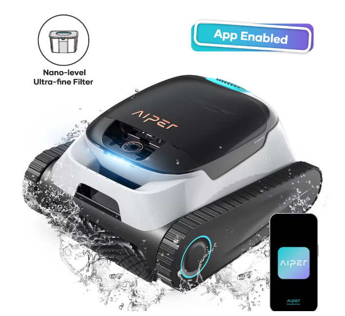Aiper Scuba N1 Plus: Robotic Pool Vacuum For In/Above Ground Pool