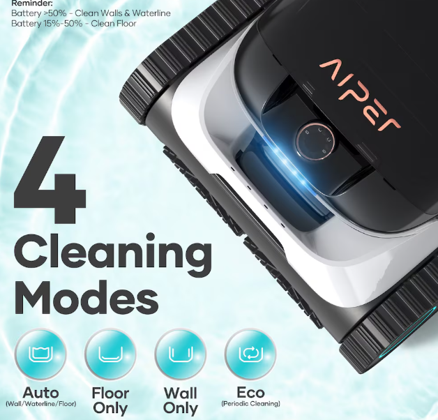 Aiper Scuba N1 Plus: Robotic Pool Vacuum For In/Above Ground Pool