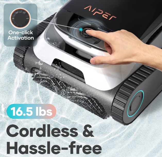Aiper Scuba N1 Plus: Robotic Pool Vacuum For In/Above Ground Pool