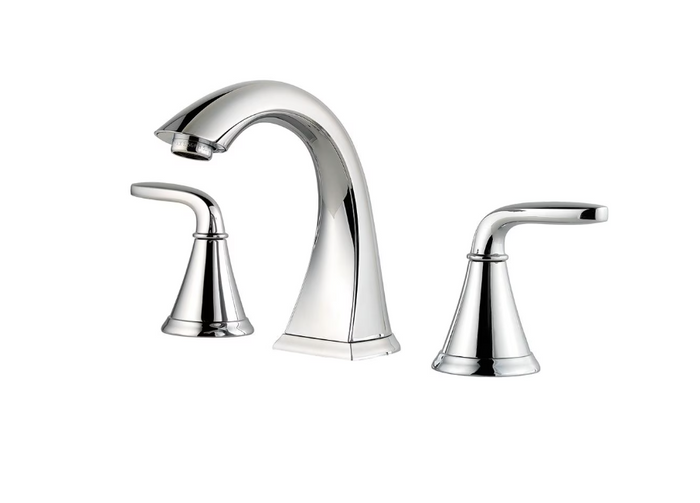 Pasadena 2-Handle 3-Hole Polished Chrome Roman Tub Faucet/Bathtub Faucet with Valve Included