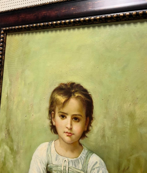 The Difficult Lesson Oil Painting