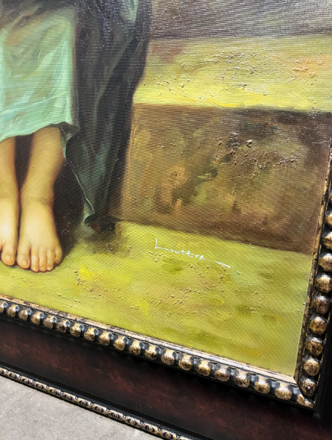 The Difficult Lesson Oil Painting