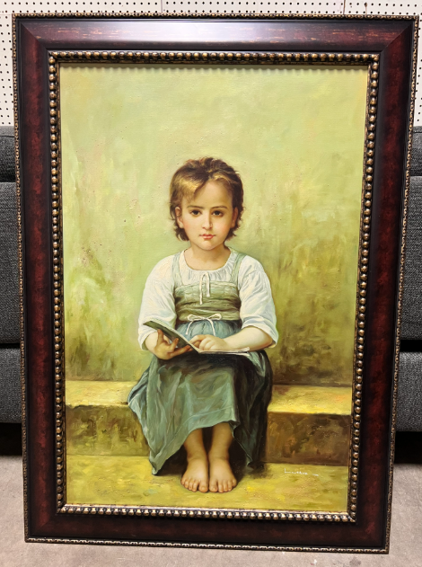 The Difficult Lesson Oil Painting