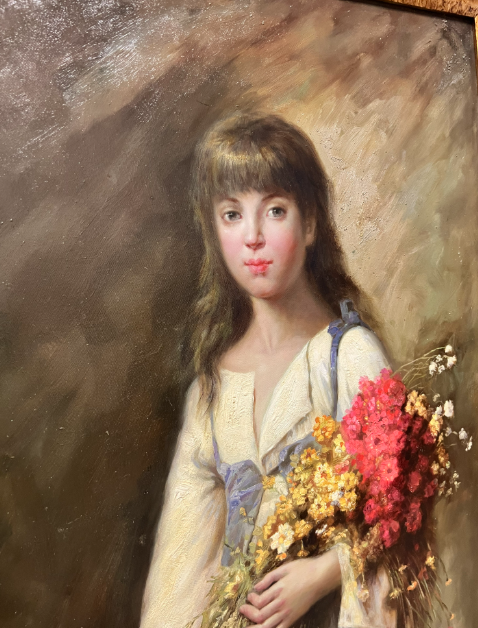 Summer Time Flowers Oil Painting