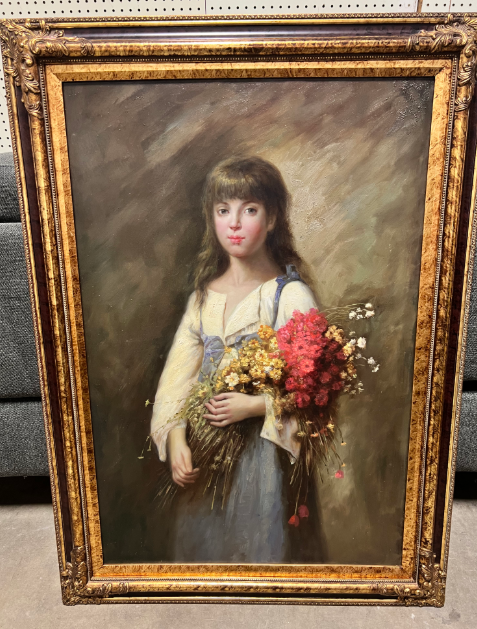 Summer Time Flowers Oil Painting