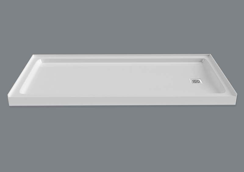 Mirolin Strada™ SQC6030 Shower Base White - - RH Drain