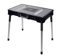 Husky 1.8 ft. x 3 ft. Portable Jobsite Workbench in Black