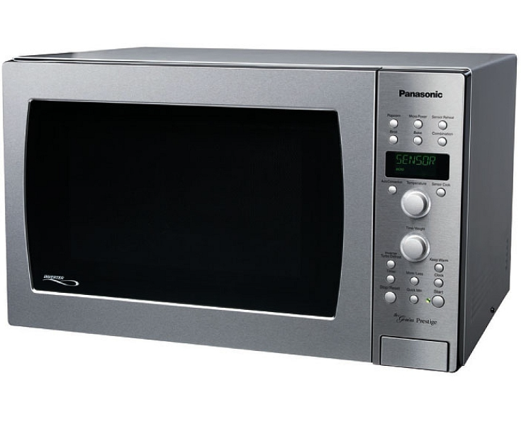 Panasonic Countertop Microwave, 1.5 cu. ft. Capacity, 1100W Watts, Convection, Stainless Steel