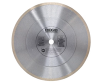 RIDGID 10-inch Continuous Rim Diamond Blade with Reinforced Hub
