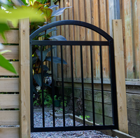 Veranda 36-inch W x 44 1/4-inch H x 1 1/2-inch D Aluminum Railing Pre-Assembled Arched Deck Gate