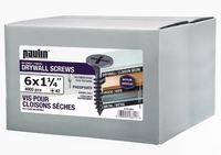 Paulin #6 x 1-1/4-inch Flat Head Phillips Drive Drywall Screws Universal Thread - 4000pcs