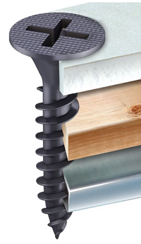 Paulin #6 x 1-1/4-inch Flat Head Phillips Drive Drywall Screws Universal Thread - 4000pcs