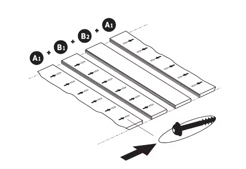 Live Edge Timber-Lock Square Edge Piece A2 - White Pine
