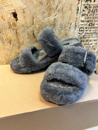 "Fuzz Yeah" Ugg Slippers (Size 8)