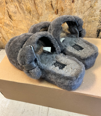 "Fuzz Yeah" Ugg Slippers (Size 8)