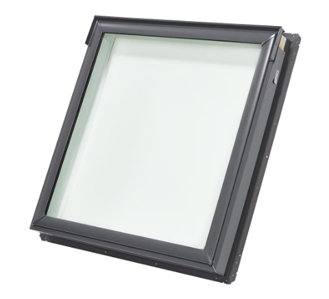 VELUX FS- Fixed Deck Mount Skylight size D26 - outside frame 23.25" x 23.4375" Tempered LoE3 glass