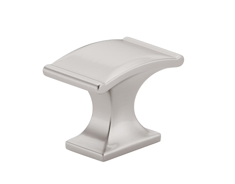 1 3/8-in (35 mm) x 13/16-in (20 mm) Brushed Nickel Traditional Rectangular Cabinet Knob