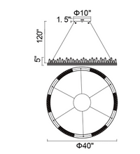 LED Round Chandelier