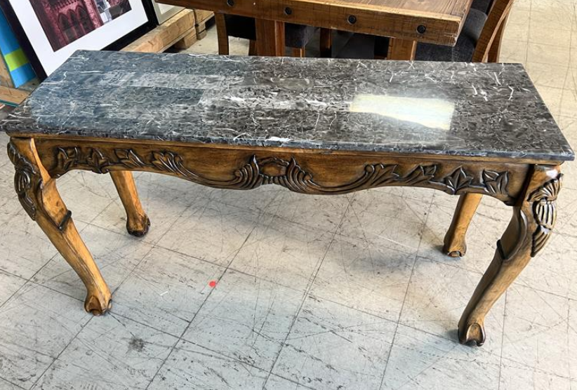 Marble Top Entrance Table