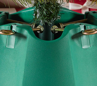 Oasis Medium Green Plastic Tree Stand for Trees Up to 8 ft. Tall