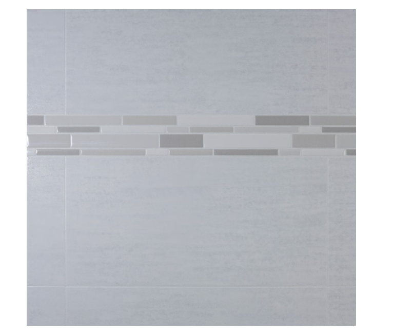 60 in. L x 80 in. H Single Back Shower Wall Panel in Origin Arctik Matte