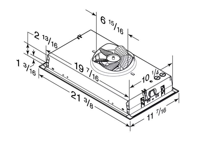 21-Inch Custom Range Hood