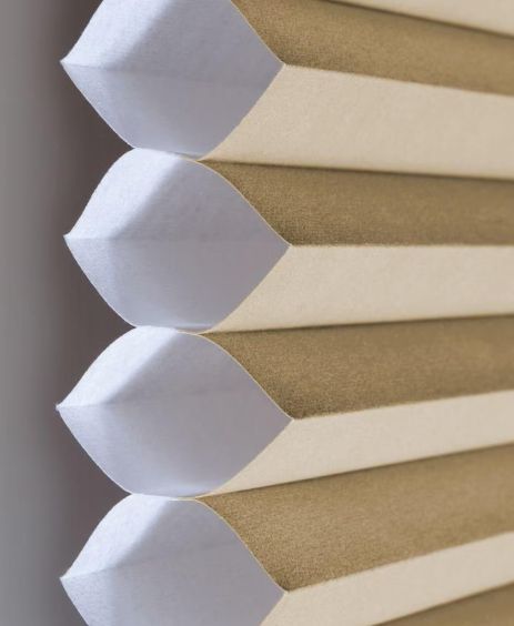 30-inch W x 48-inch L, Polyester Light Filtering Cordless Cellular in Natural Spun Lace Fabric Shade