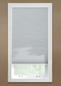 23-inch W x 48-inch L, Blackout Cordless Cellular Shade in Shadow White