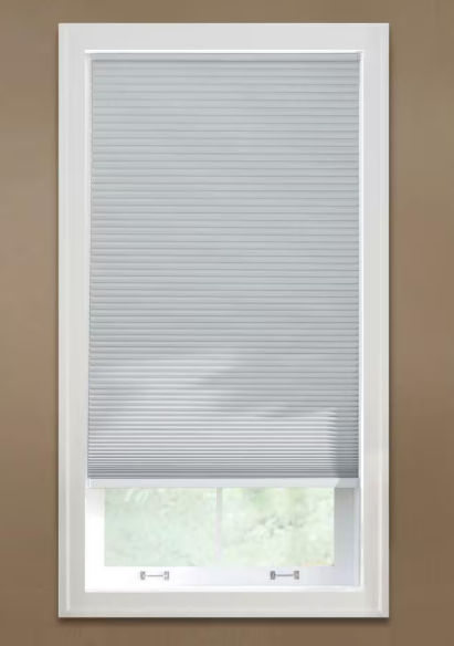23-inch W x 48-inch L, Blackout Cordless Cellular Shade in Shadow White