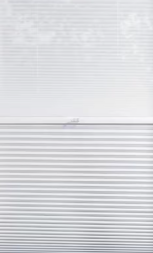 23-inch W x 48-inch L, 2-in-1 Sheer and Blackout Cordless Cellular Shade in White