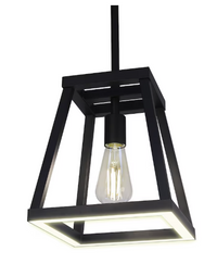 Katalyst Collection LED Decorative Single Light Pendant Matte Black